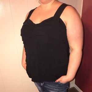 Black layered tank